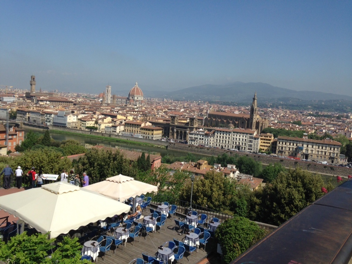 utsikt från Piazzale Michelangelo